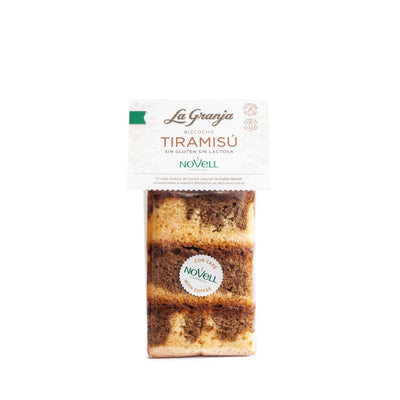 Bizcocho Tiramisú Sin Gluten y Sin Lactosa · 350 g