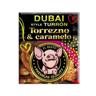 Turrón Dubai Style Caramelo & Torrezno – Edición Gourmet 200 g