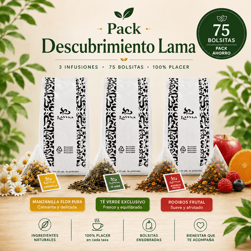 Pack Descubrimiento Lama de tés e infusiones