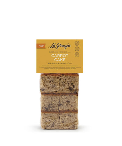 Gâteau traditionnel carrot cake sans gluten et sans lactose