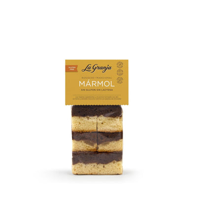 Bizcocho tradicional mármol sin gluten y sin lactosa