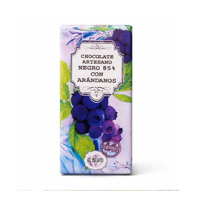Chocolate negro 85% con arándanos