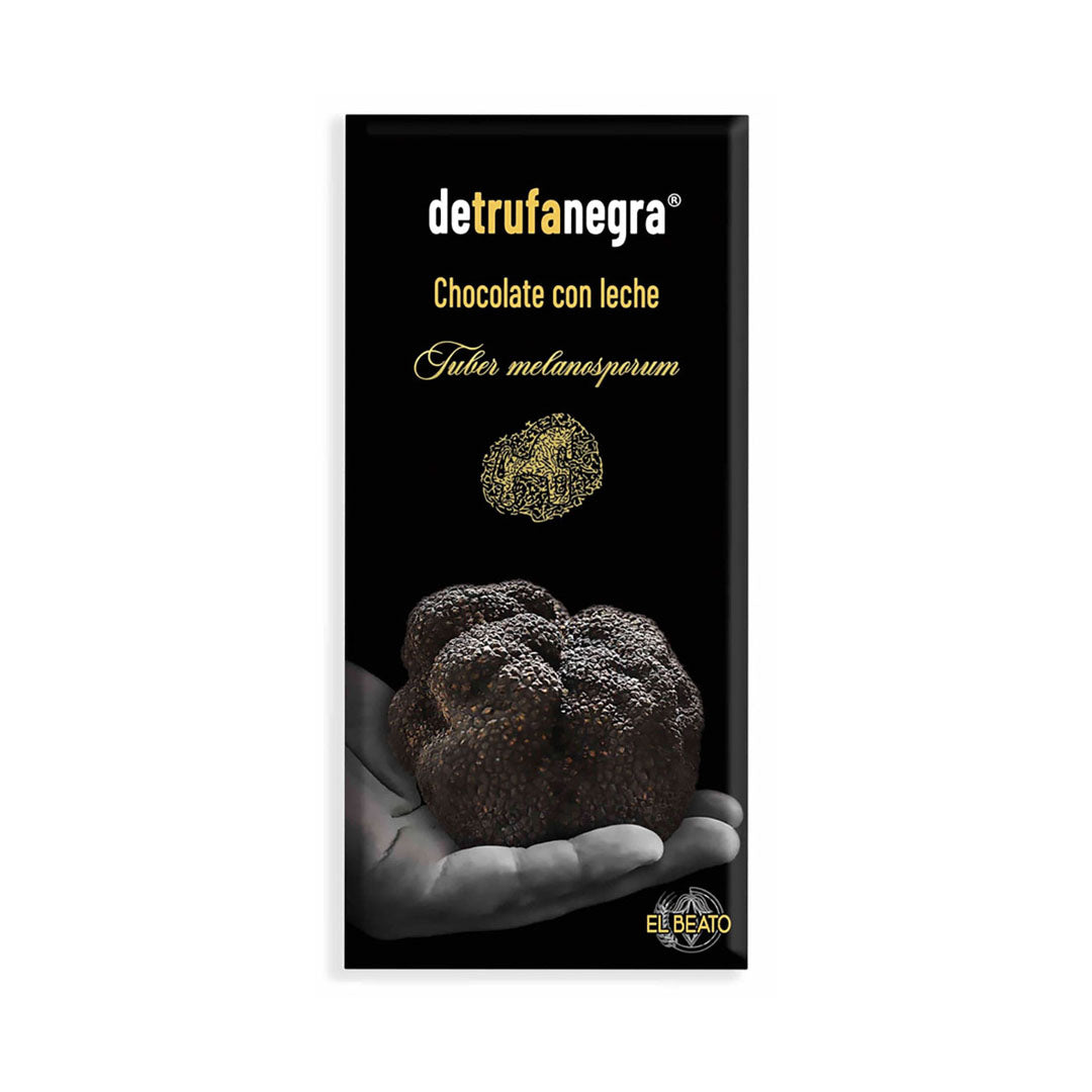 Chocolate con leche con trufa negra