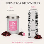 Infusión de Frutos del Bosque Lama en pirámides