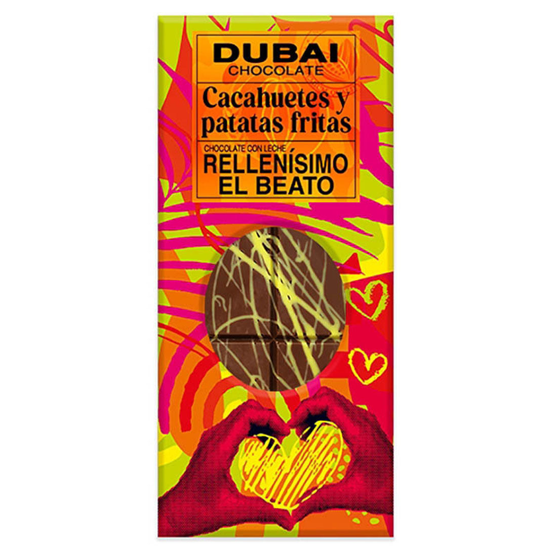 Chocolate Dubai de Cacahuetes con miel y Patatas fritas 400g
