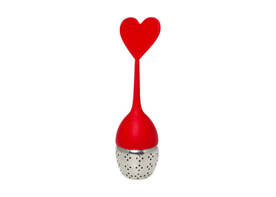Infusor de Té de Silicona con Filtro de Acero Inoxidable – Corazón