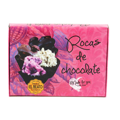Rocas de Chocolate Artesano Gourmet El Beato – Cacao Belga y Almendra
