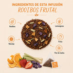 Rooibos Frutal Lama en pirámides