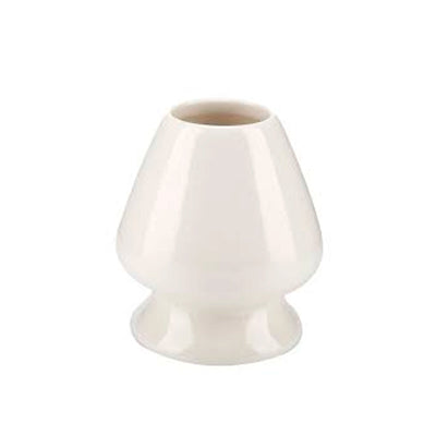 Suporte de porcelana para batedor de bambu