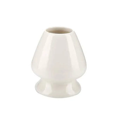Suporte de porcelana para batedor de bambu