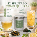 Té Verde con Jengibre y Limón Lama en pirámides