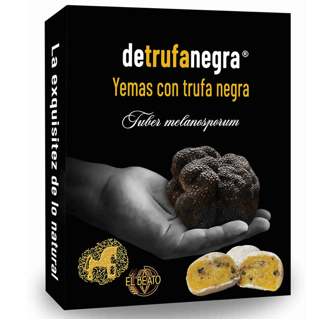 Yemas con trufa negra