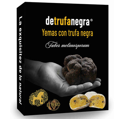 Egg yolks with black truffle