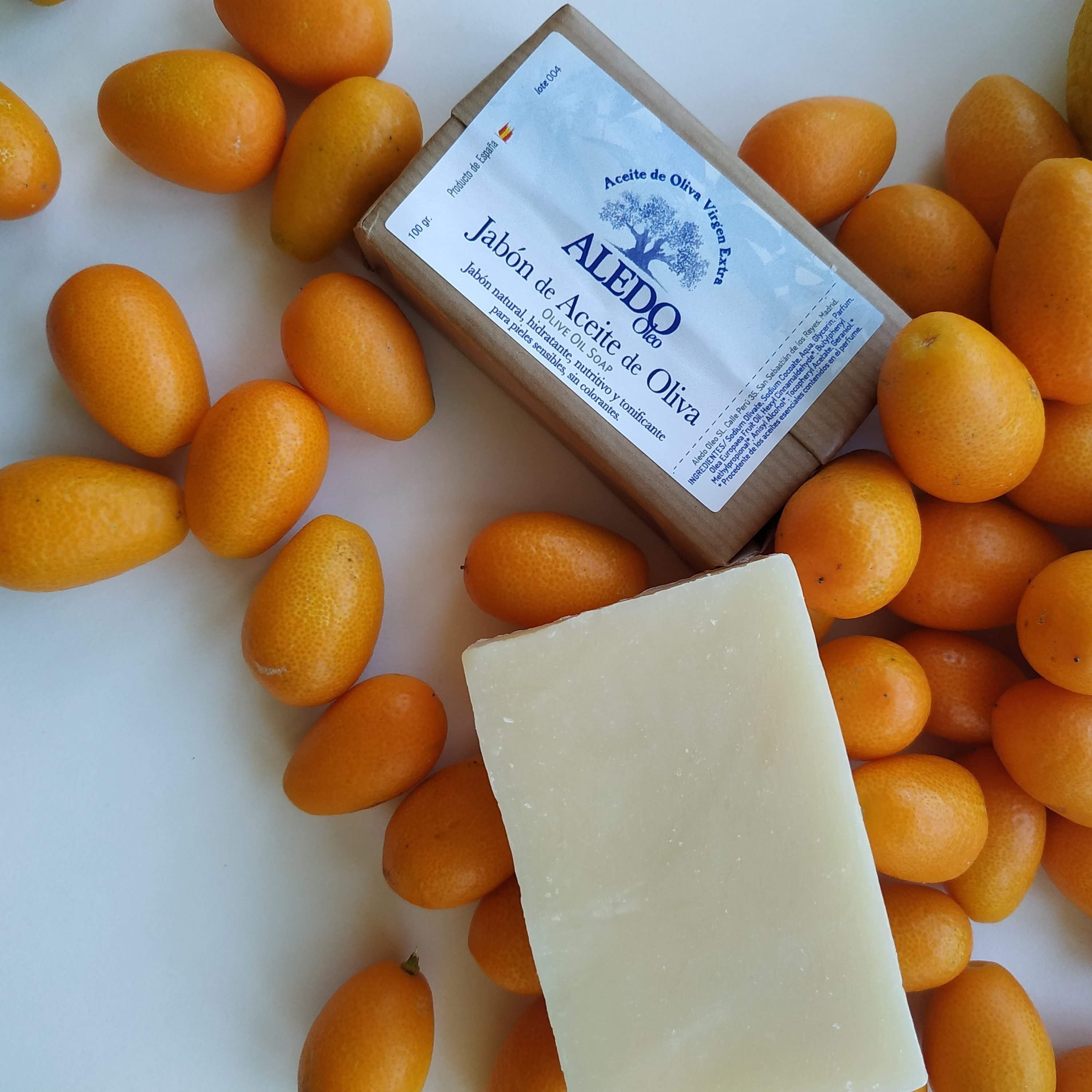 Jabón Natural de Aceite de Oliva Virgen Extra — Aledo | Piel Sensible