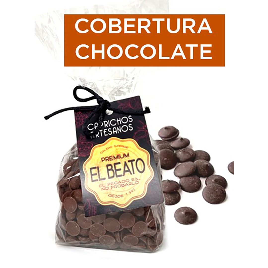 Cobertura chocolate negro sin azúcar