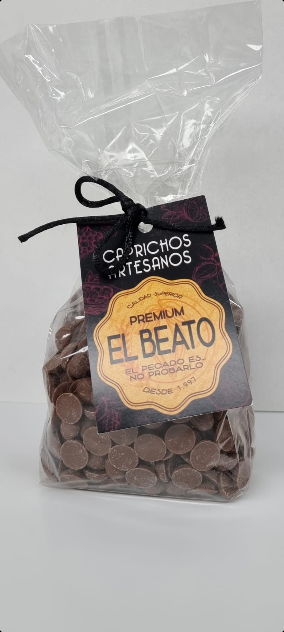 Cobertura chocolate negro sin azúcar