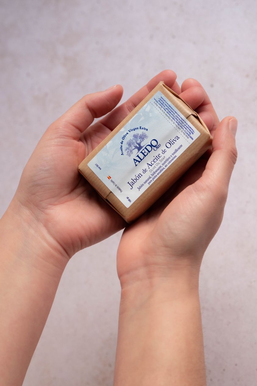 Jabón Natural de Aceite de Oliva Virgen Extra — Aledo | Piel Sensible