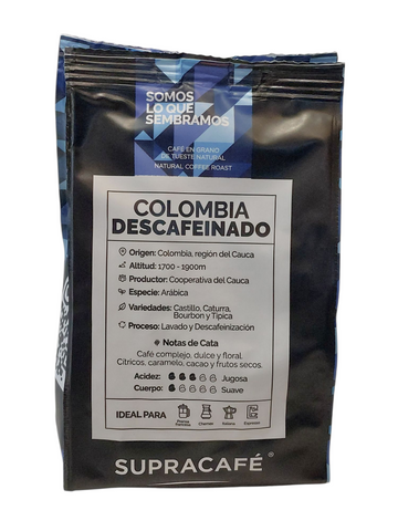 Colombian decaffeinated 250gr 