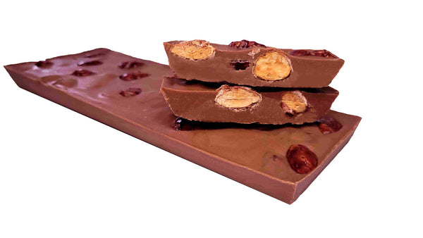Artisan nougat with caramelized almonds