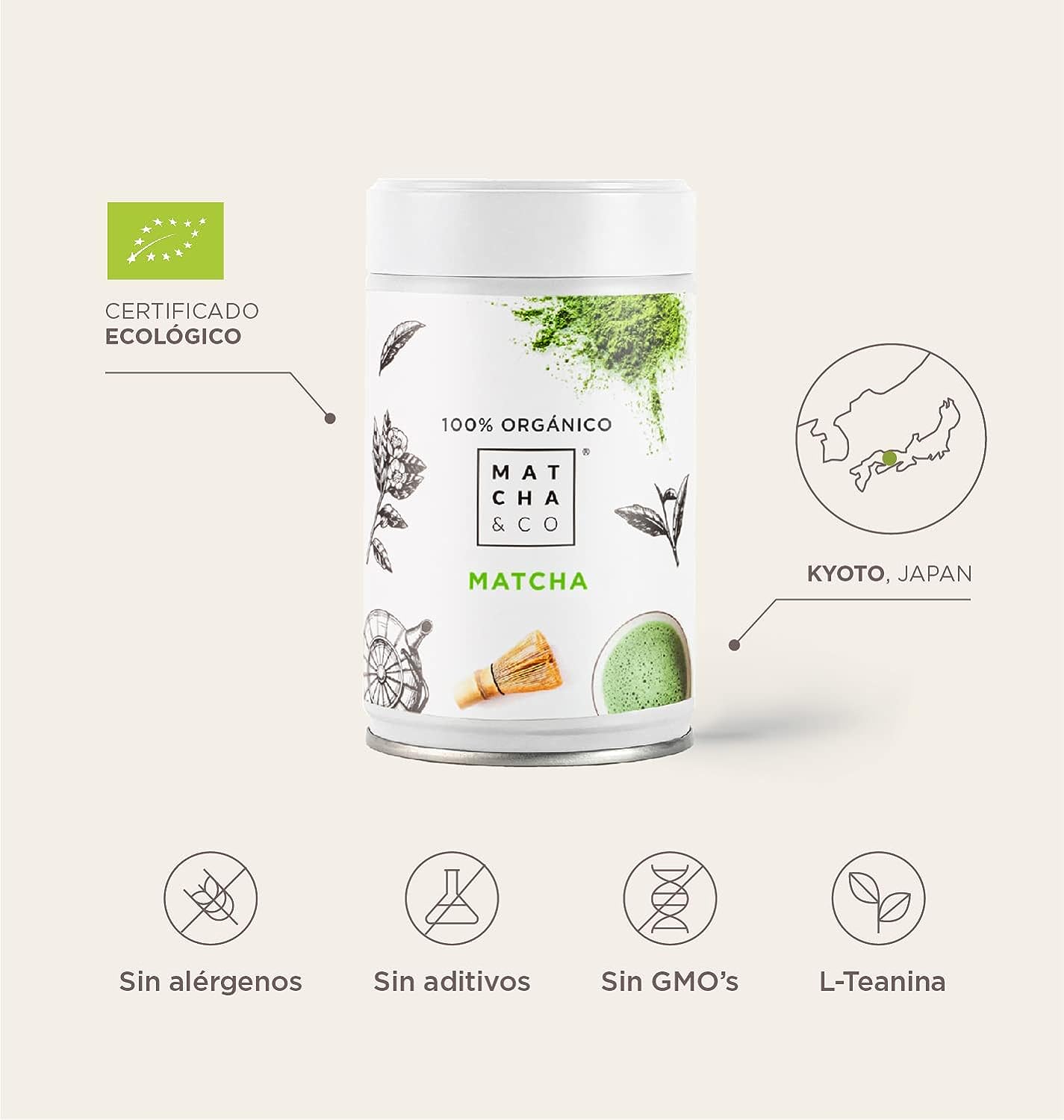 Té Matcha ecológico 30g