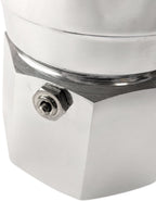 Cafetera Italiana Bialetti Break 3 Tazas — Aluminio, Gris