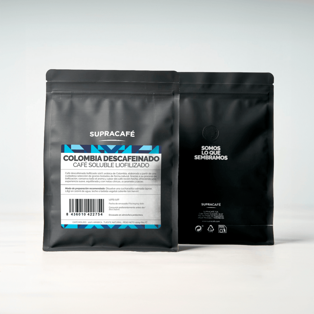 Café instantáneo liofilizado descafeinado 250 g