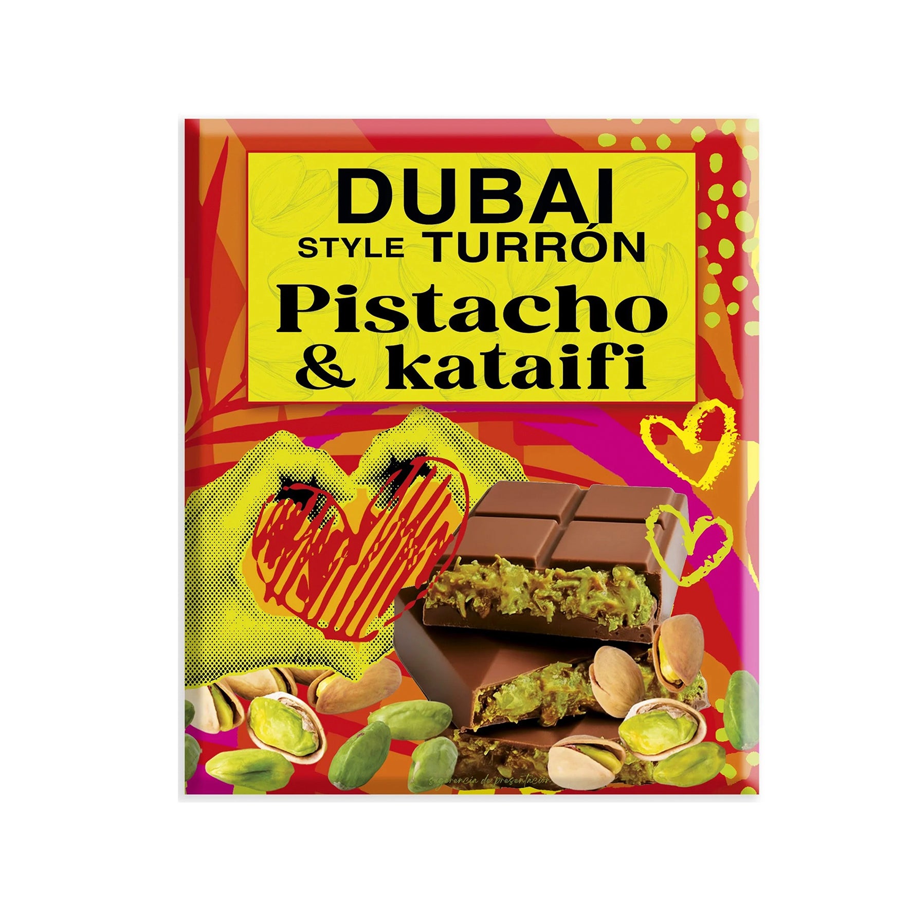 Turrón Dubai Style Pistacho & Kataifi – Edición Gourmet 200 g