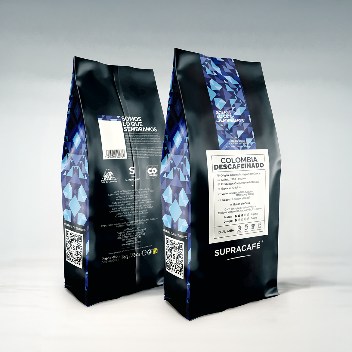 Colombian decaffeinated kilo 