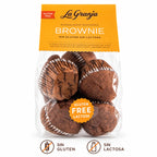Magdalenas brownie sin gluten y sin lactosa La Granja, bolsa de 250 g