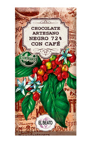 Chocolate Negro 72% con Café