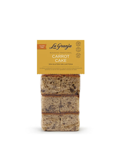 Traditional gluten-free and lactose-free carrot cake