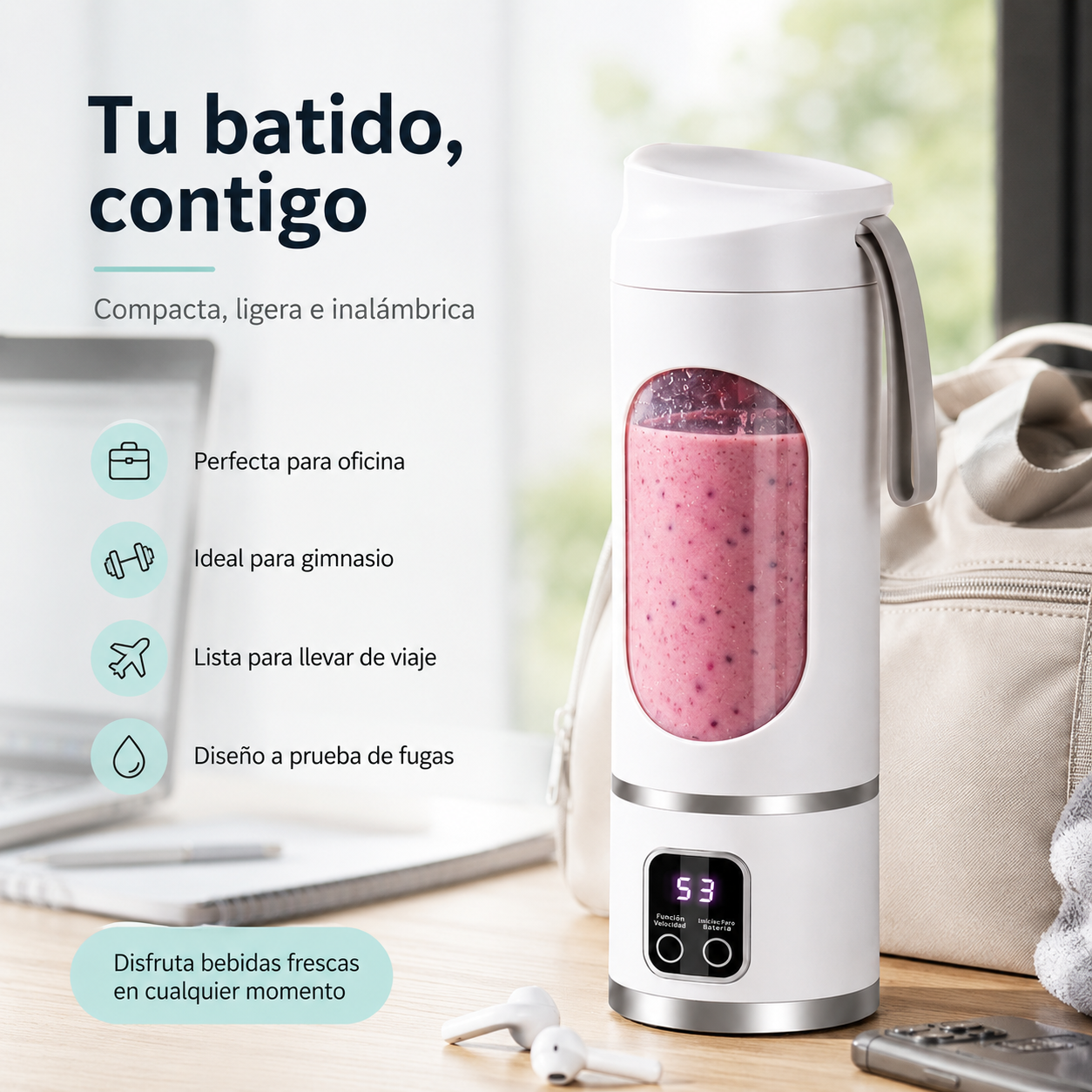 Batidora Portátil a batería