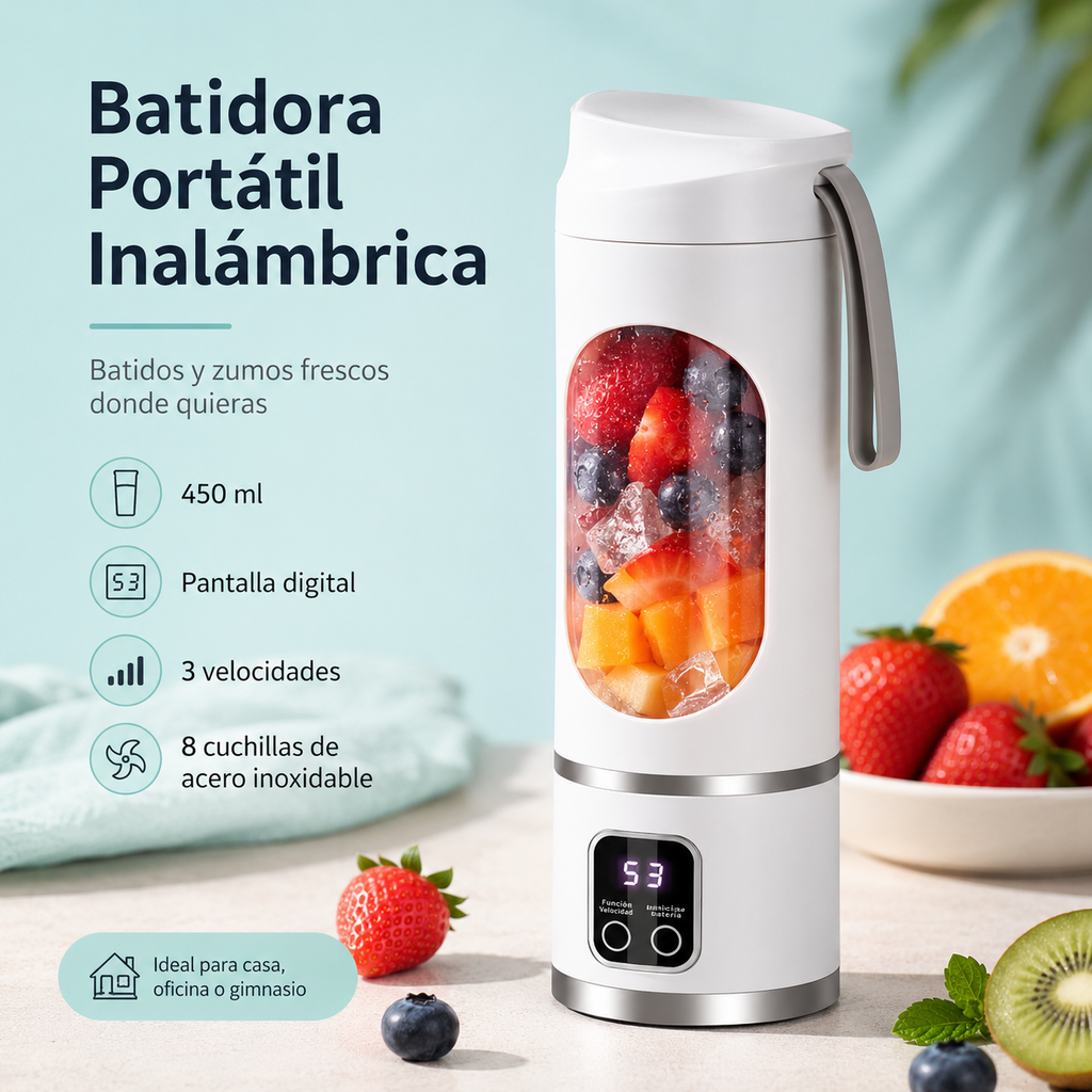 Batidora Portátil a batería