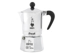 Cafetera Italiana Bialetti Break 3 Tazas — Aluminio, Gris