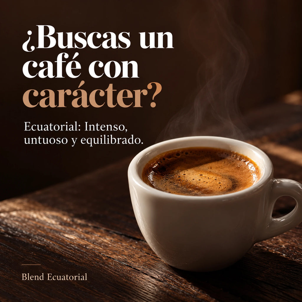 ¿Buscas un café con carácter? Ecuatorial: intenso, untuoso y equilibrado. Blend Ecuatorial.