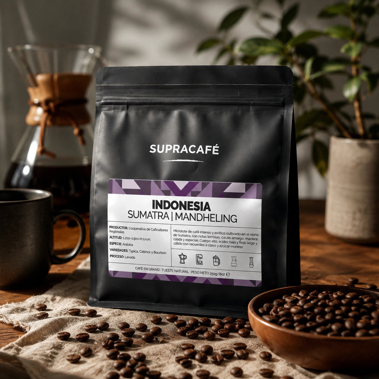 Café Indonesia Sumatra Mandheling - Edición Limitada