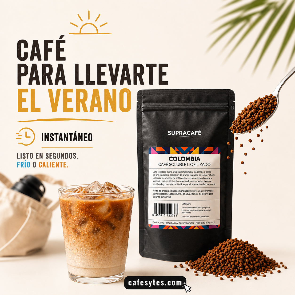 Café instantáneo Liofilizado natural 250 gr