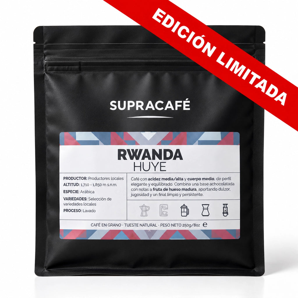 Café de Ruanda Huye 250 g Edición Limitada - Supracafé