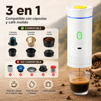 Espresso con crema preparado con la NÓMADA – cafetera portátil eléctrica 15-20 bar