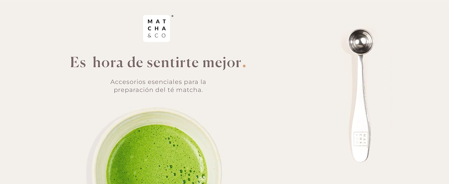 Cuchara medidora de Matcha