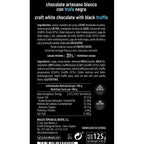 Chocolate blanco con trufa negra