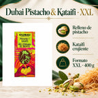Chocolate Dubai de Pistacho y Kataifi 400g · ingredientes, sabor y formato