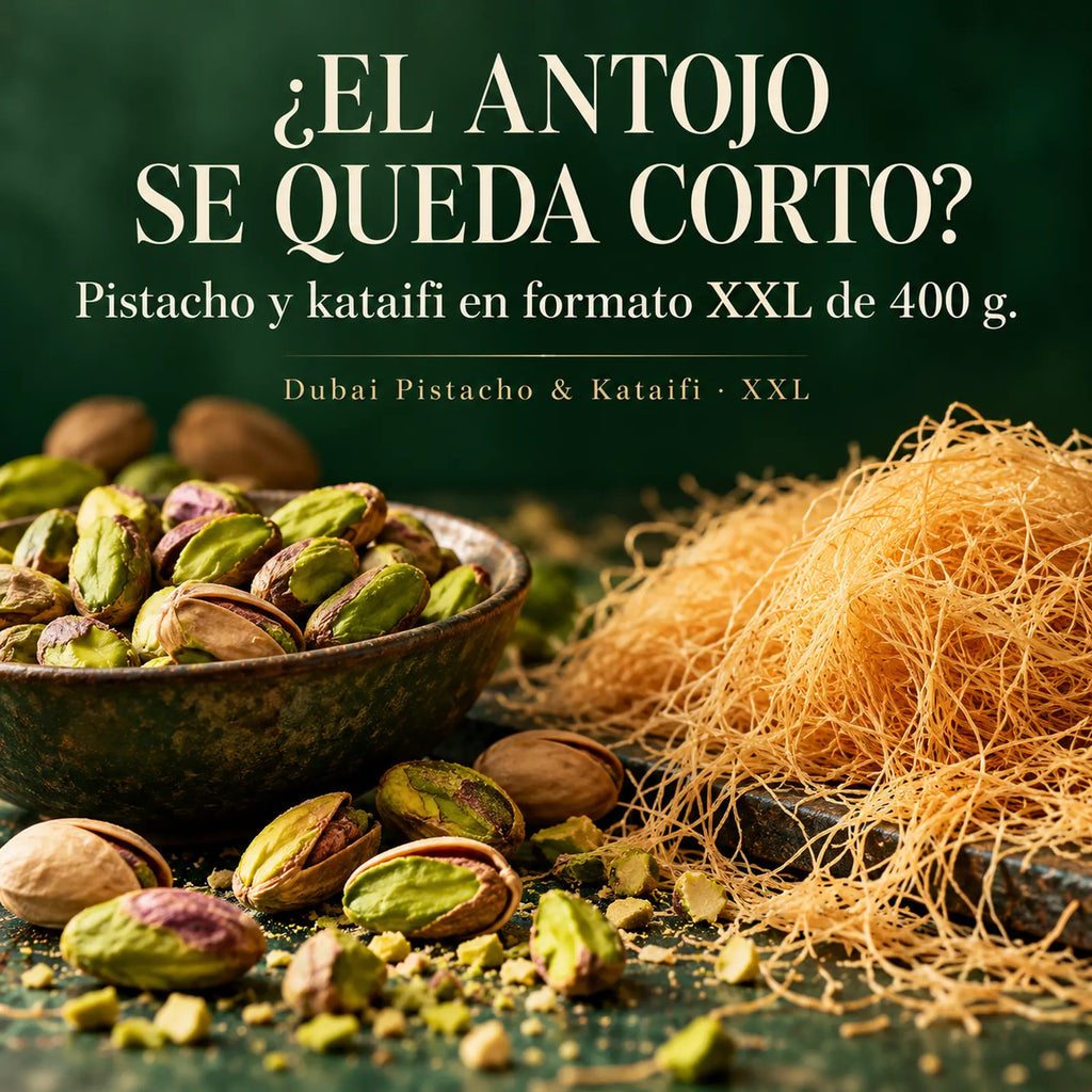 Chocolate Dubai de Pistacho y Kataifi 400g · descubre su combinación de sabores