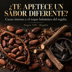 Chocolate Negro 72% con Regaliz · descubre su combinación de sabores