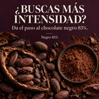Chocolate negro 85% · descubre su combinación de sabores