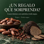 Chocolate negro con trufa negra · descubre su combinación de sabores