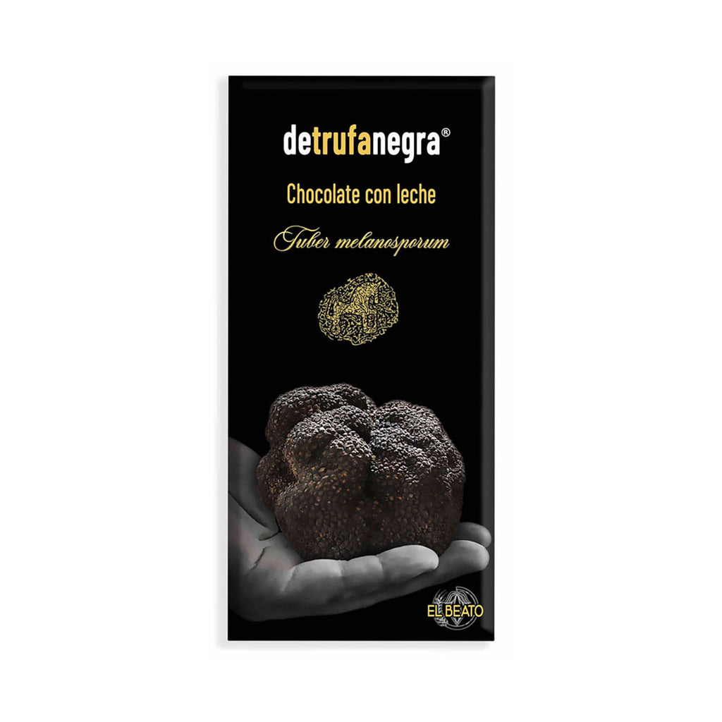 Chocolate con leche con trufa negra