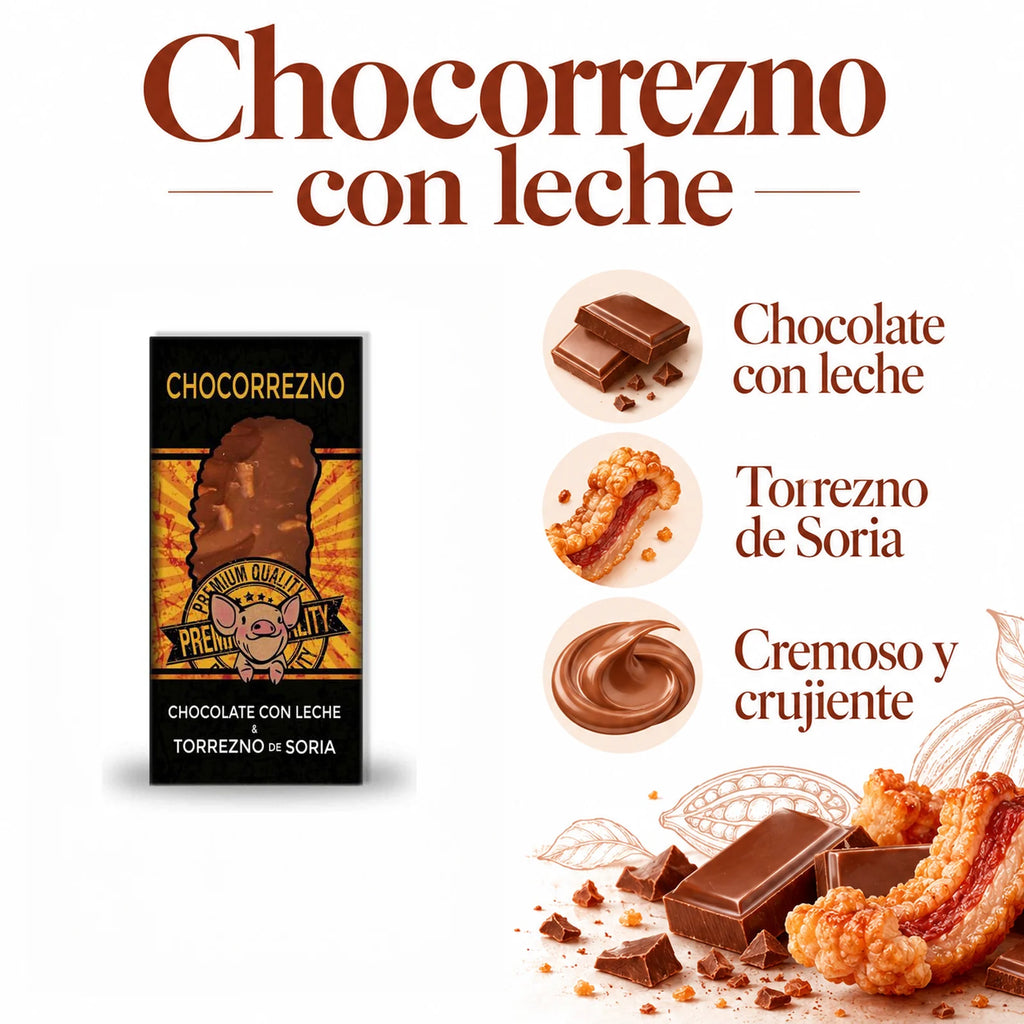 Chocorrezno con leche · ingredientes, sabor y formato