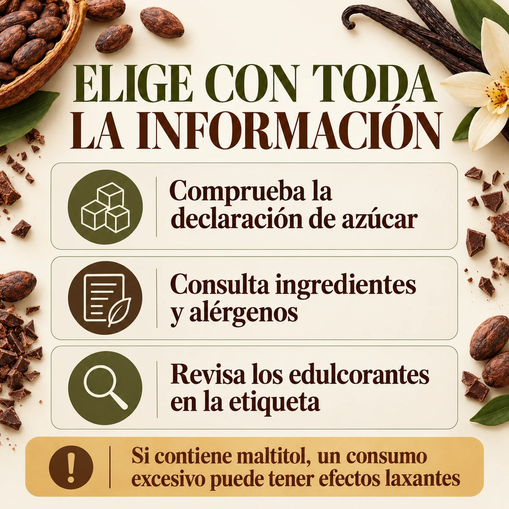 Chocorrezno negro sin azúcar · guía para disfrutar y elegir