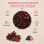 Infusión de Frutos del Bosque Lama en pirámides